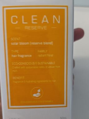 New Sealed CLEAN RESERVE Solar Bloom Hair and Body Fragrance 50ml